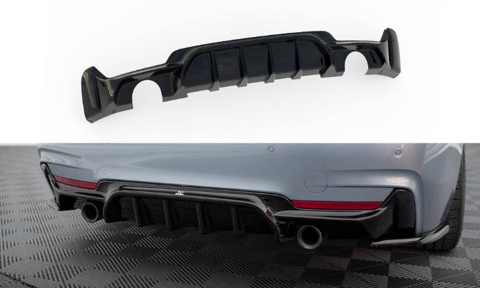 BMW 4-Serie M-Sport F32 / F36 2013-2020 Diffuser V.1 Maxton Design i gruppen Bilmodeller / BMW / 3-serie-4-serie (F30-F36) 11-19 / Styling / Diffuser hos DDESIGN AB (BM-4-F32-MPACK-RS1G)