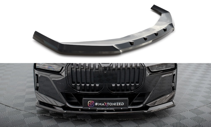 BMW 7 M-Pack / M760e G70 2022+ Frontsplitter V.1 Maxton Design  i gruppen Bilmodeller / BMW / 7-Serie (G70) 22+ hos DDESIGN AB (BM-7-G70-MPACK-FD1)