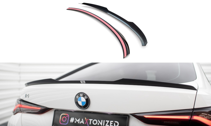 BMW i4 M-Pack G26 2021+ Vingextension V.1 Maxton Design  i gruppen Bilmodeller / BMW / i4 (G26) 22+ hos DDESIGN AB (BM-I4-G26-MPACK-CAP1)