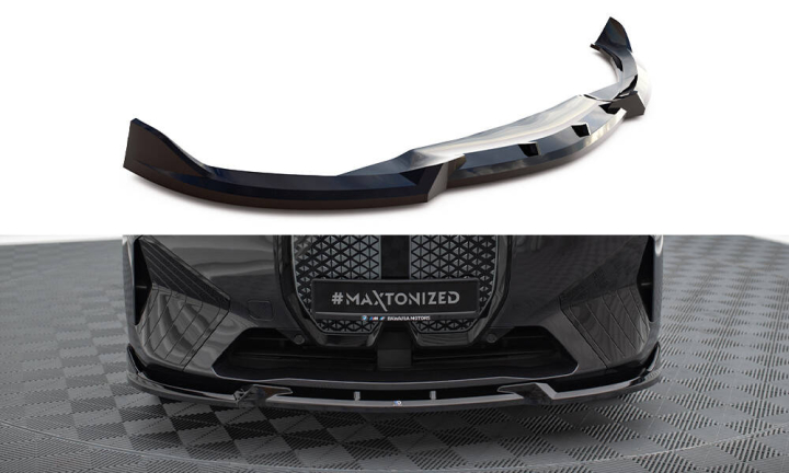 BMW iX i20 2021- Frontsplitter V.1 Maxton Design i gruppen Bilmodeller / BMW / iX i20 2021- / Styling hos DDESIGN AB (BM-IX-1-MPACK-FD1G)