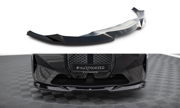 BMW iX i20 2021- Frontsplitter V.2 Maxton Design i gruppen Bilmodeller / BMW / iX i20 2021- / Styling hos DDESIGN AB (BM-IX-1-MPACK-FD2G)