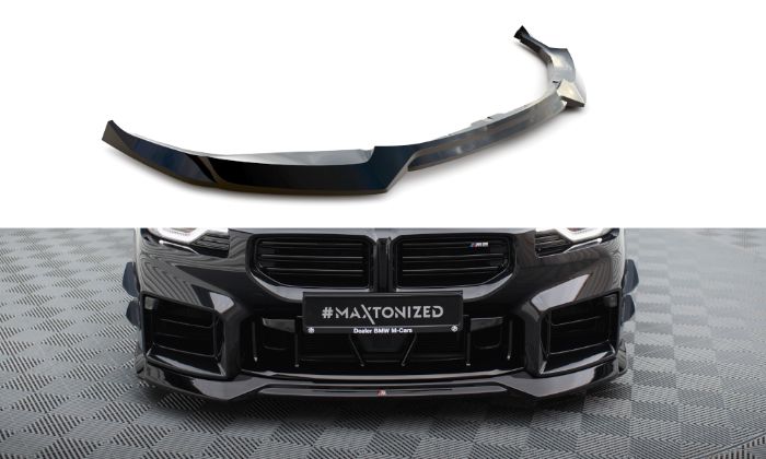 BMW M2 G87 2023+ Frontläpp / Frontsplitter V.1 Maxton Design i gruppen Bilmodeller / BMW / M2 2-Serie (G87) 2023+ hos DDESIGN AB (BM-M2-G87-FD1G)