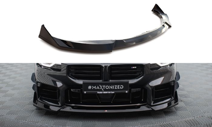 BMW M2 G87 2023+ Frontläpp / Frontsplitter V.5 Maxton Design i gruppen Bilmodeller / BMW / M2 2-Serie (G87) 2023+ hos DDESIGN AB (BM-M2-G87-FD5G)