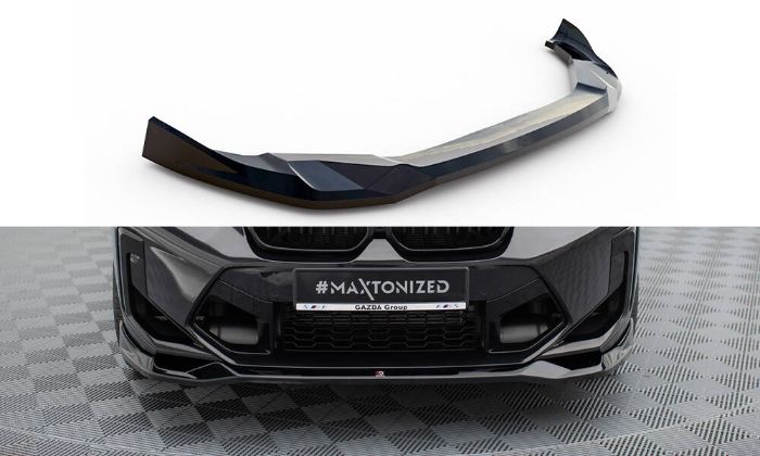 BMW X3 M F97 LCI 2021+ Frontsplitter V.2 Maxton Design i gruppen Bilmodeller / BMW / X3 (G01) 18+ hos DDESIGN AB (BM-X3M-F97F-FD2G)