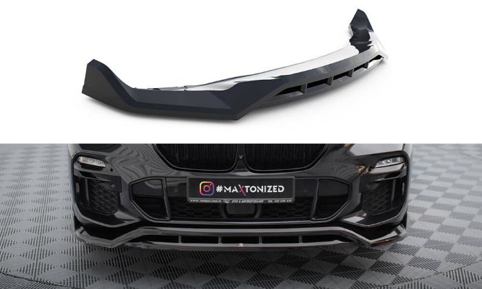 BMW X5 M-Pack G05 2018-2023 Frontläpp / Frontsplitter V.2 Maxton Design i gruppen Bilmodeller / BMW / X5 (G05) 19+ hos DDESIGN AB (BM-X5-05-MPACK-FD2G-FD2RG)