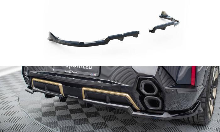 BMW XM G09 2022+ Diffuser (Med Splitters) V.1 Maxton Design i gruppen Bilmodeller / BMW / XM (G09) 2022+ hos DDESIGN AB (BM-XM-1-RSD1G-RD1G)