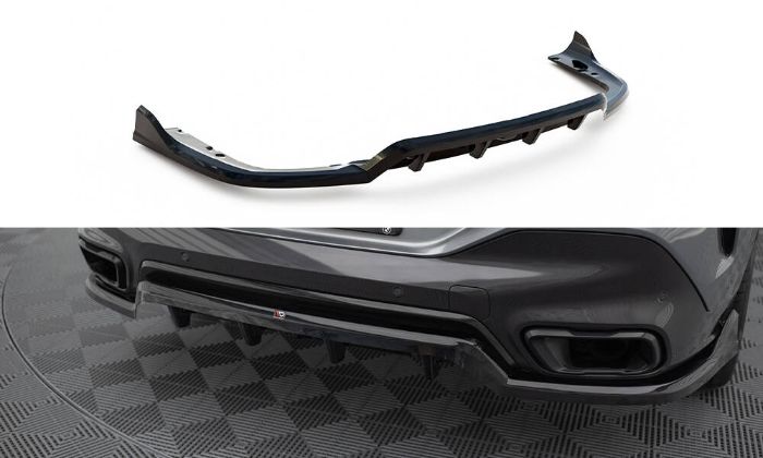 BMW X6 M-Sport G06 LCI 2023+ Bakre Splitter / Diffuser med Splitters V.2 Maxton Design i gruppen Bilmodeller / BMW / X6 (G06) 19+ hos DDESIGN AB (BMX6G06FMPACKRD2GRD3G)