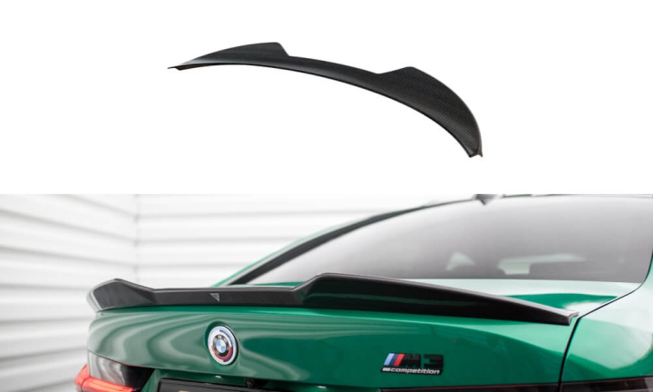 BMW M3 G80 2021+ Kolfibervinge Spoiler V.1 Maxton Design i gruppen Bilmodeller / BMW / M3 3-serie (G80-G81) 2021+ hos DDESIGN AB (CF-BM-3-G80-M-H1-245-P)