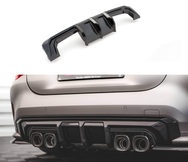 BMW M4 G82 / M3 G80 2021+ Kolfiber Diffuser V.1 Maxton Design i gruppen Bilmodeller / BMW / M4 4-serie (G82) 2021+ hos DDESIGN AB (CF-BM-4-G82-M-RS1-245-P)