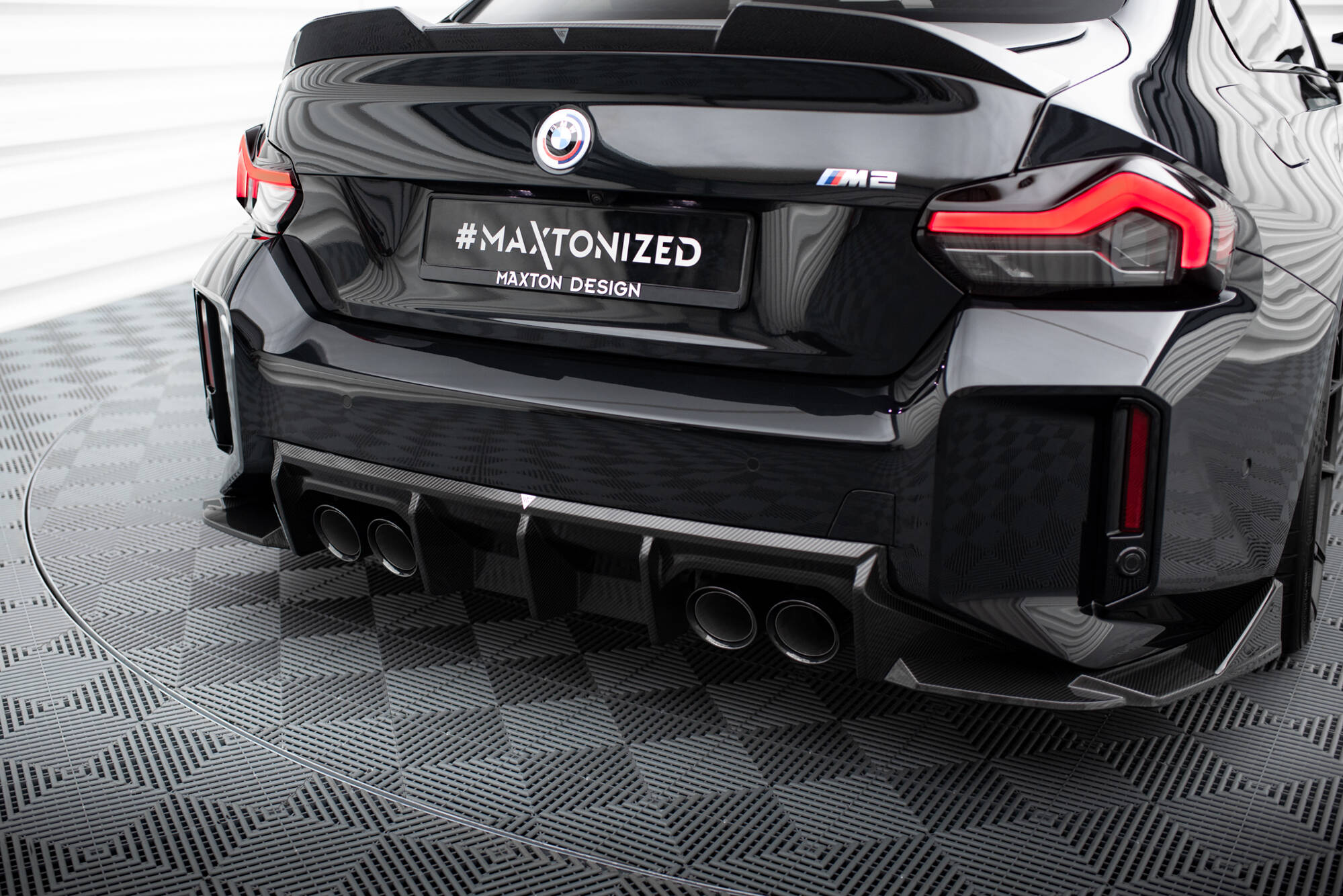 BMW M2 G87 2023+ Kolfiber Diffuser V.1 Maxton Design