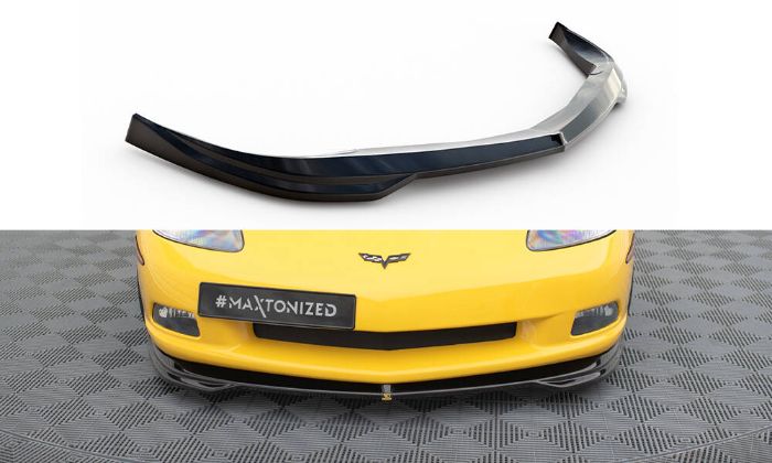 Chevrolet Corvette C6 2004-2013 Frontläpp / Frontsplitter Maxton Design i gruppen Bilmodeller / Chevrolet / Corvette C6 / Styling / Frontläppar hos DDESIGN AB (CH-CO-C6-FD1G)