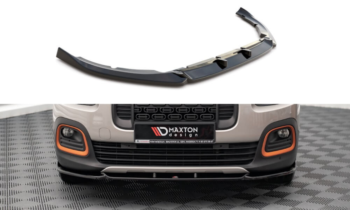 Citroen Berlingo Mk3 2018+ Frontsplitter V.1 Maxton Design i gruppen Bilmodeller / Citroen / Berlingo hos DDESIGN AB (CI-BE-3-FD1)