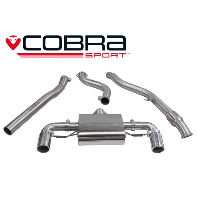 COBRA-BM74 BMW M135i (3 & 5-dörrars) (F20 & F21) 13- Catback (Ej Ljuddämpat) Cobra Sport
