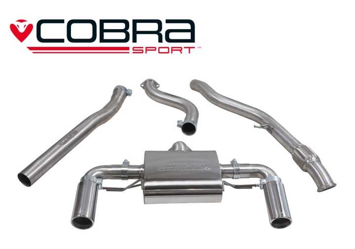 COBRA-BM83 BMW M235i (F22) 14- Catback (Ej Ljuddämpat) Cobra Sport