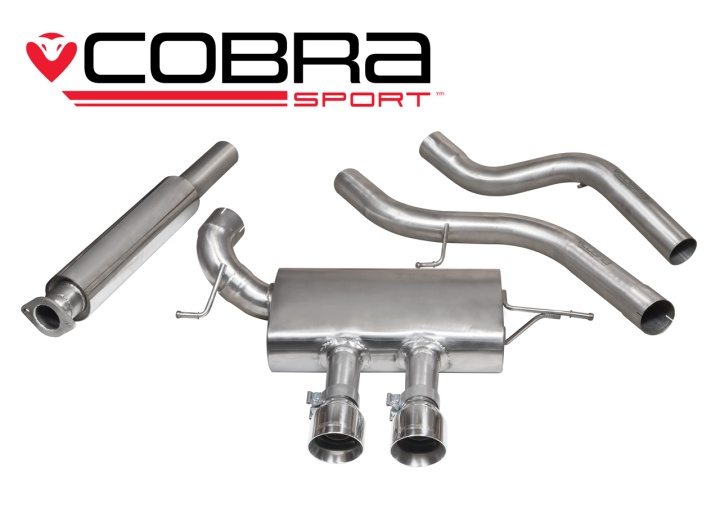 COBRA-FD45 Ford Focus ST 250 (Mk3) 12- Catback (Ljuddämpat) Cobra Sport