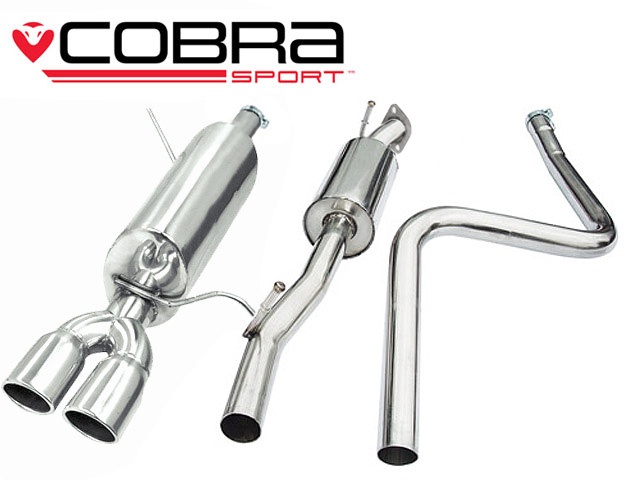 COBRA-FD61 Ford Fiesta Mk7 1.2/ 1.4/ 1.6 08-14 Catback (Non- Flex Type) (Identification image is provided) Cobra Sport