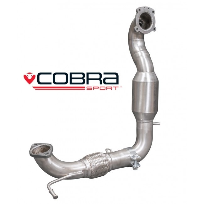 COBRA-FD65 Ford Fiesta Mk7 1.0T EcoBoost (Zetec) 13- Sportkatalysator pipe Cobra Sport