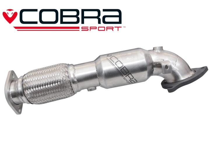COBRA-FD71 Ford Fiesta Mk7 ST180 & ST200 13- Frontpipe / Sportkatalysator (200 Cell) Cobra Sport