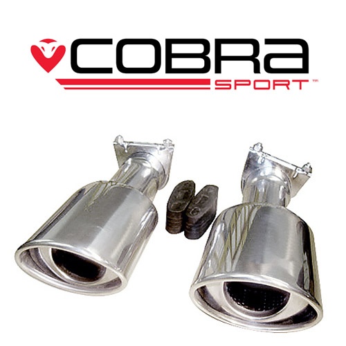 COBRA-LR10  Range Rover Sport 05-09 Ovala Utblås (Med Klammor) Cobra Sport