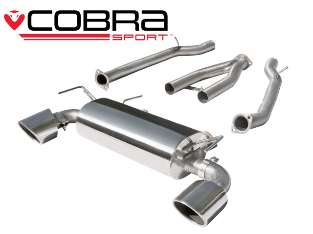 COBRA-NZ15 Nissan 370Z 09- Center & Bakre Avgasrör Cobra Sport