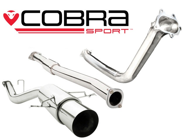 COBRA-SC30c Subaru Impreza 2.0L Turbo 93-00 Turboback-system (Race type) (Med De-Cat & Ljuddämpare) Cobra Sport
