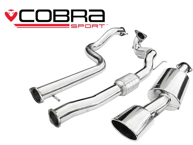 COBRA-SE11b Seat Leon Cupra R (1M-Mk1) 02-05 Turboback-system (Med Sportkatalysator & Ej Ljuddämpat) Cobra Sport