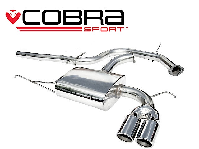 COBRA-SE18 Seat Leon FR 2.0 TDI (170PS) (1P-Mk2) 05-13 Catback Cobra Sport