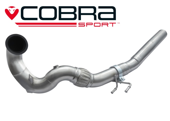 COBRA-SE50 Seat Leon Cupra 280, 290 & 300 2.0 TSI 14- Frontpipe / Sportkatalysator Cobra Sport