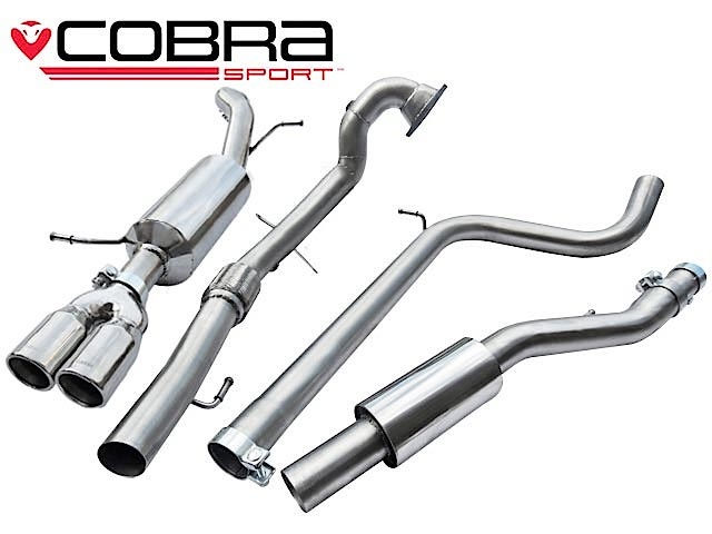 COBRA-SK15c Skoda Fabia VRS 1.4 TSI 10- Turboback-system (Med De-Cat & Ljuddämpare) Cobra Sport