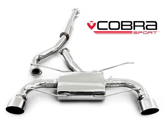COBRA-SU78 Subaru BRZ 12- Catback (Ljuddämpat) Cobra Sport