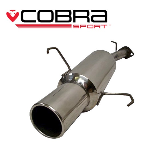 COBRA-VC21 Opel Corsa C (00-06) 1.2L & 1.4L Petrol 00-06 Bakre Ljuddämpare Cobra Sport