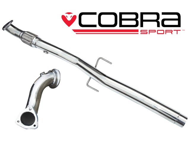 COBRA-VP02b Opel Corsa D SRI 10-14 Pre-Cat/De-Cat Pipe & Second De-Cat Cobra Sport