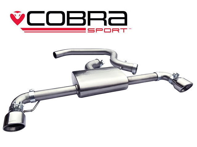 COBRA-VW35 Volkswagen Golf GTI Mk6 (5K) 09-12 Catback (Ej Ljuddämpat) Cobra Sport