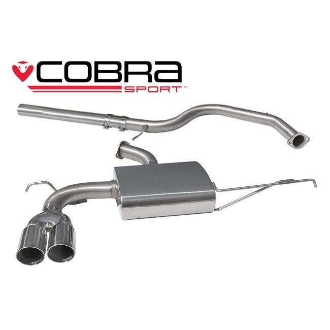 COBRA-VW72 Volkswagen Scirocco 1.4 TSI 14- Catback Cobra Sport