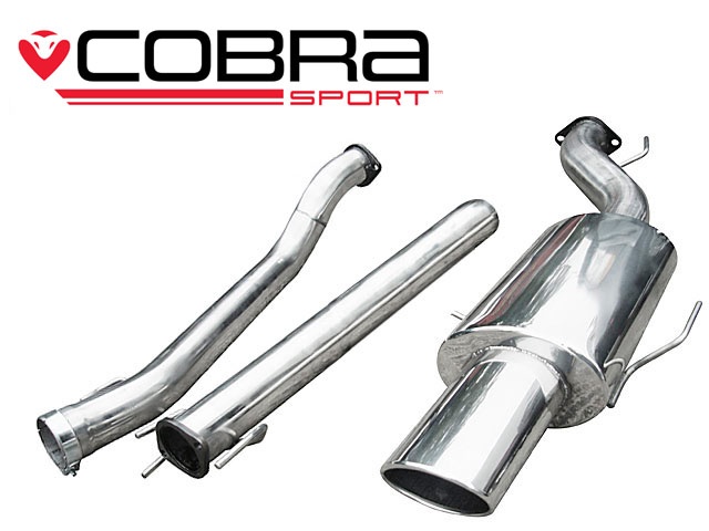 COBRA-VX73 Opel Astra H SRI 2.0 T 04-10 Catback (Ej Ljuddämpat) Cobra Sport
