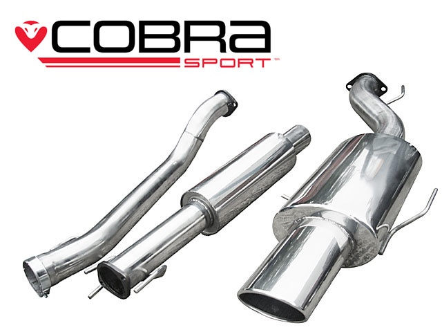 COBRA-VX74 Opel Astra H SRI 2.0 T 04-10 Catback (Ljuddämpat) Cobra Sport
