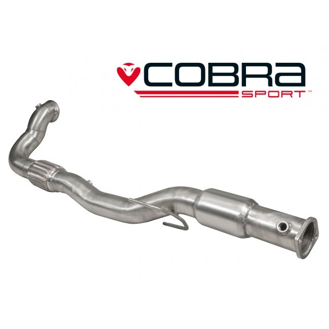 COBRA-VZ20 Opel Corsa E VXR 15- Frontpipe Sportkatalysator (Till Standardavgas) Cobra Sport