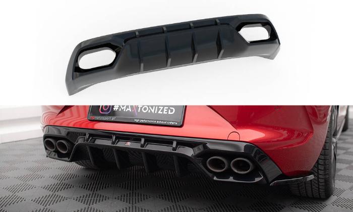 Cupra Leon Hatchback Mk1 2020+ Diffuser V.1 Maxton Design i gruppen Bilmodeller / Cupra / Leon 2020+ hos DDESIGN AB (CU-LE-1-RS1G)