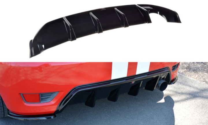 Ford Fiesta ST MK6 2004-2008 Diffuser Maxton Design i gruppen Bilmodeller / Ford / Fiesta MK6 01-08 / Styling hos DDESIGN AB (FO-FI-6-ST-RS1G)