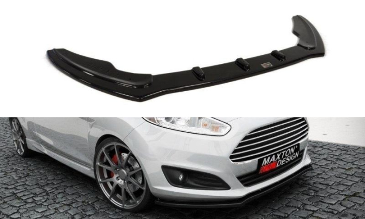 Ford Fiesta MK7 Facelift 2012-2017 Frontläpp / Frontsplitter Maxton Design i gruppen Bilmodeller / Ford / Fiesta MK7 Facelift 12-17 / Styling hos DDESIGN AB (FO-FI-7F-FD1G)