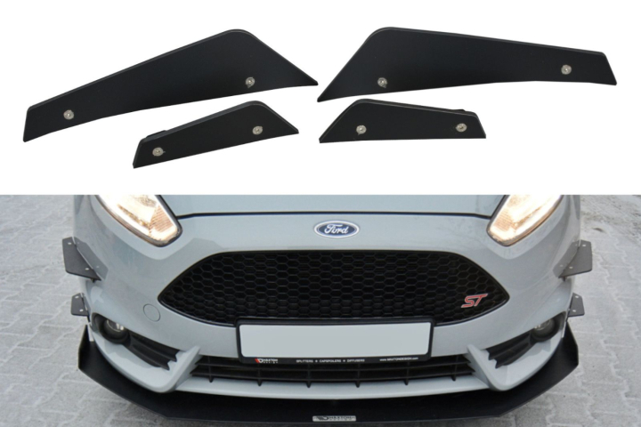 Ford Fiesta ST MK7 Facelift 2013-2017 Canards Maxton Design i gruppen Bilmodeller / Ford / Fiesta MK7 Facelift 12-17 / Styling hos DDESIGN AB (FO-FI-7F-ST-CNC-CAN1A)