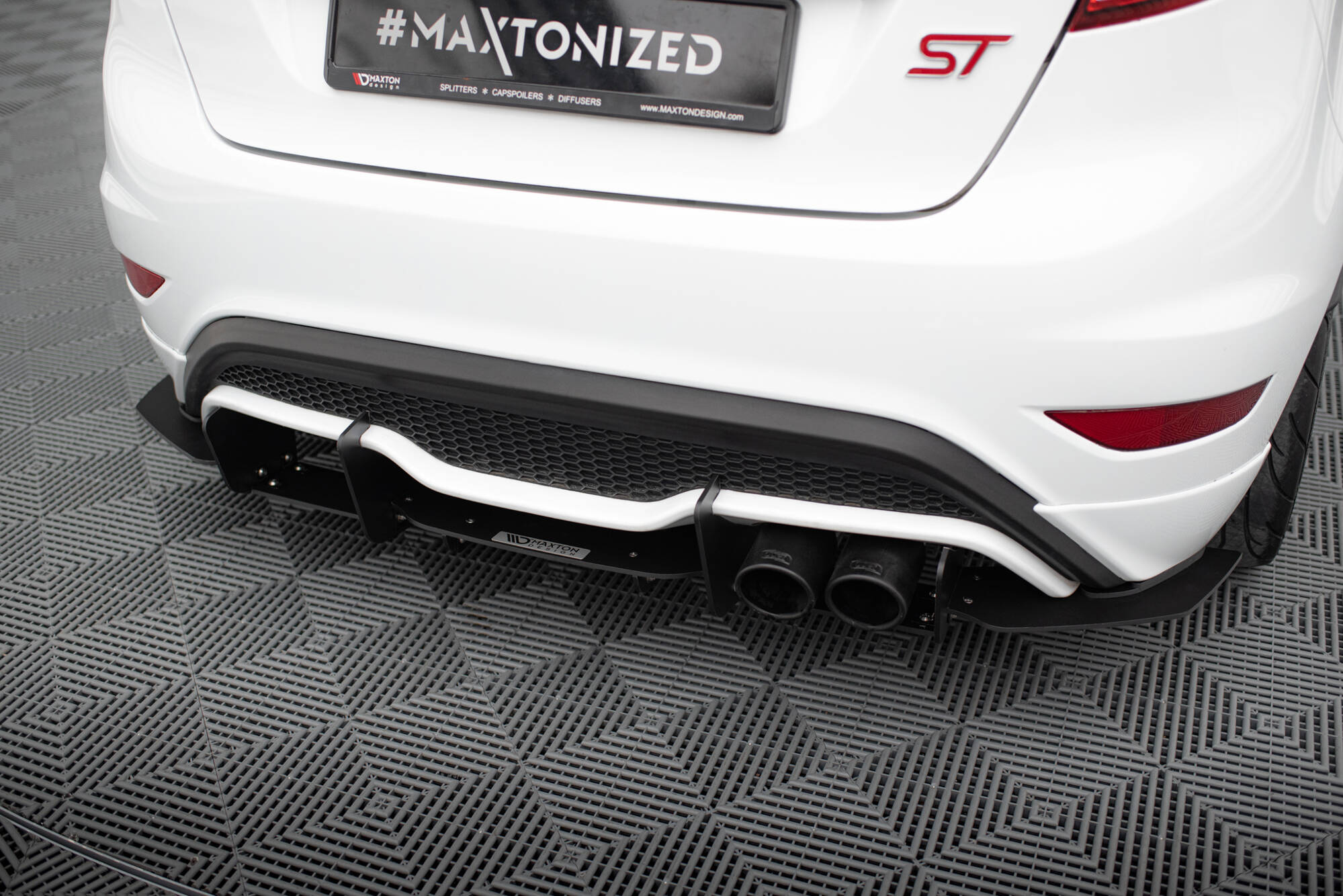 Ford Fiesta ST MK7 2013-2017 Diffuser V.2 Maxton Design