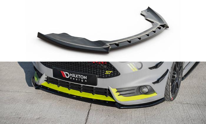 Ford Fiesta ST 2013-2016 Frontsplitter V.4 Maxton Design i gruppen Bilmodeller / Ford / Fiesta MK7 Facelift 12-17 / Styling hos DDESIGN AB (FO-FI-7F-ST-FD4G)