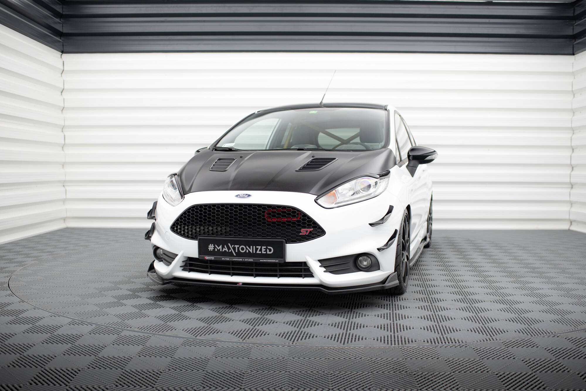 Ford Fiesta ST 2013-2016 Frontsplitter V.5 Maxton Design