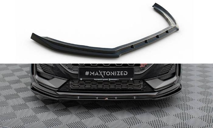 Ford Fiesta MK8 ST / ST-Line Facelift 2021+ Frontsplitter V.2 Maxton Design i gruppen Bilmodeller / Ford / Fiesta MK8 17+ / Styling hos DDESIGN AB (FO-FI-8F-ST-FD2G)