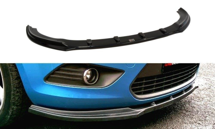 Ford Focus MK2 Facelift 2007-2011 Frontläpp / Frontsplitter Maxton Design i gruppen Bilmodeller / Ford / Focus Mk2 Inkl. ST 04-10 / Styling hos DDESIGN AB (FO-FO-2F-FD1G)