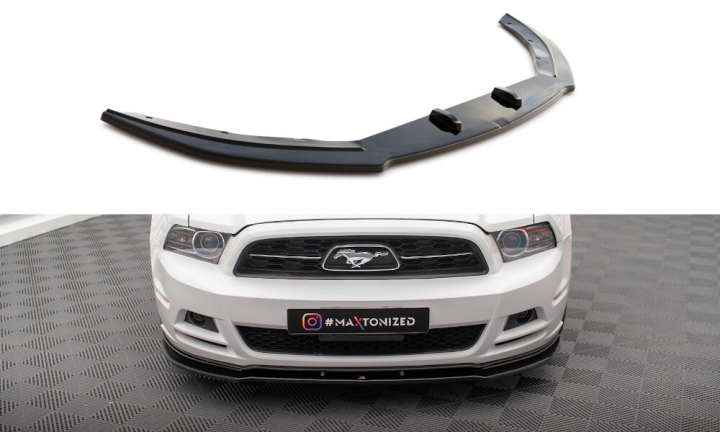 Ford Mustang Mk5 Facelift 2009-2014 Frontsplitter V.1 Maxton Design i gruppen Bilmodeller / Ford / Mustang 05-14 / Styling hos DDESIGN AB (FO-MU-5-FD1)