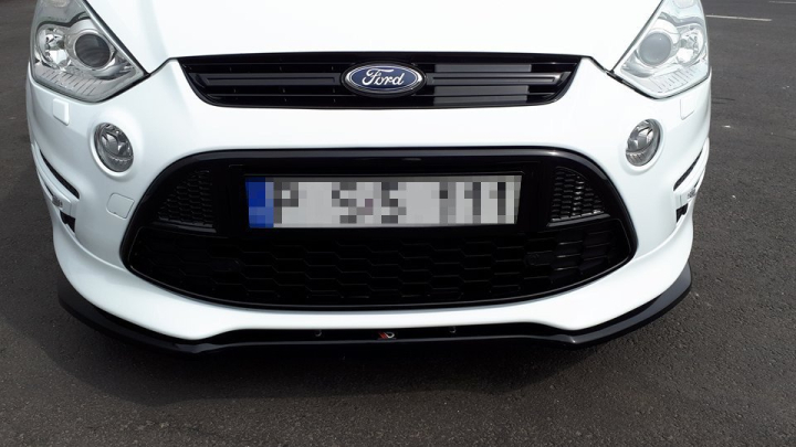 Ford S-Max Titanium Mk1 Facelift 2010-2015 Frontsplitter V.1 Maxton Design i gruppen Bilmodeller / Ford / S-Max hos DDESIGN AB (FO-SMAX-1F-FD1G)