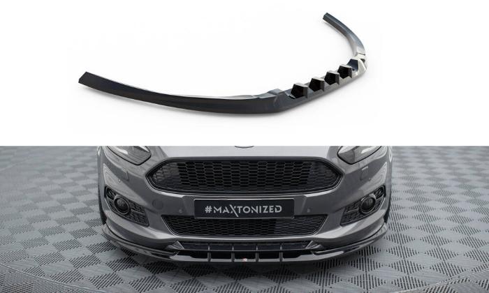 Ford S-Max ST-Line Mk2 2014-2019 Frontläpp / Frontsplitter V.1 Maxton Design i gruppen Bilmodeller / Ford / S-Max hos DDESIGN AB (FO-SMAX-2-STLINE-FD1G)