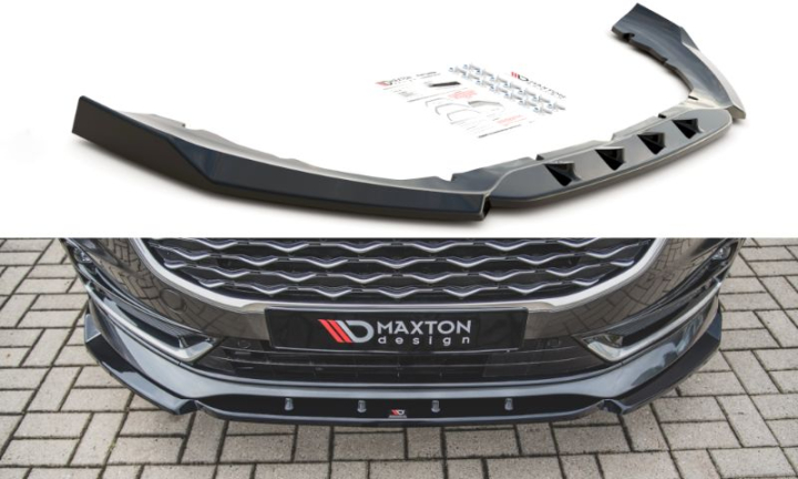 Ford S-Max MK2 Facelift 2019+ Frontläpp / Frontsplitter Maxton Design i gruppen Bilmodeller / Ford / S-Max hos DDESIGN AB (FO-SMAX-2F-FD1G)